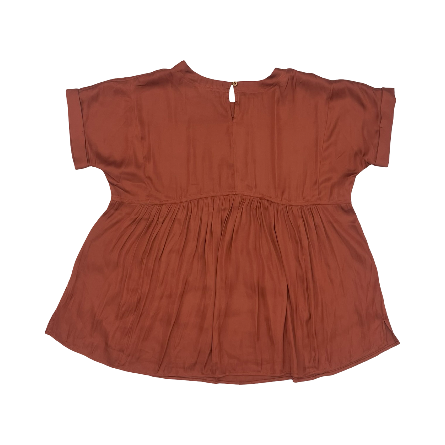 Blouse Ss By By Together In Orange, Size:S