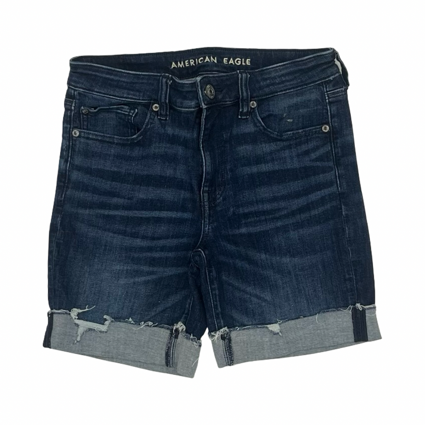 Shorts By American Eagle In Blue Denim, Size:8