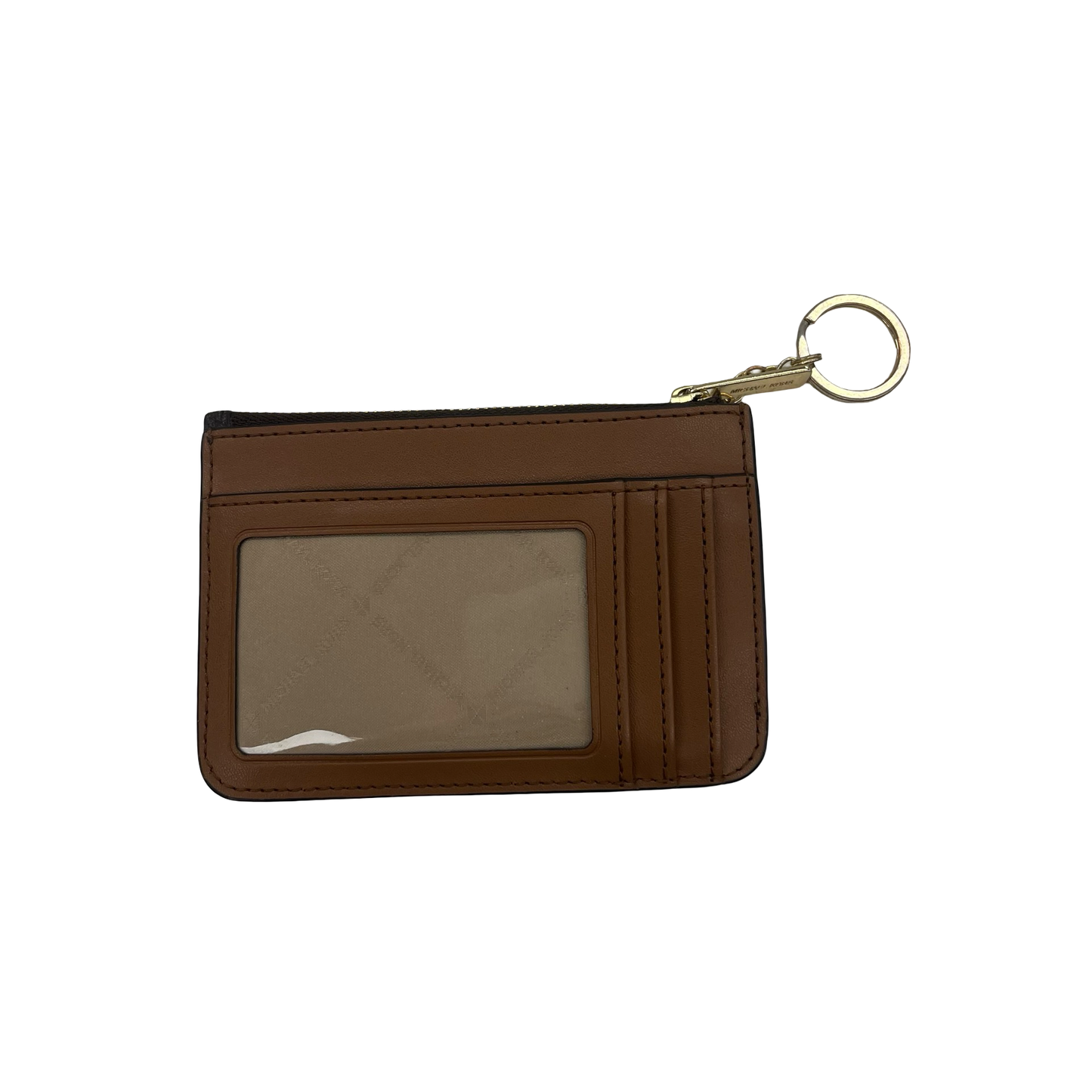 Coin Purse Designer By Michael Kors In Brown, Size:Large