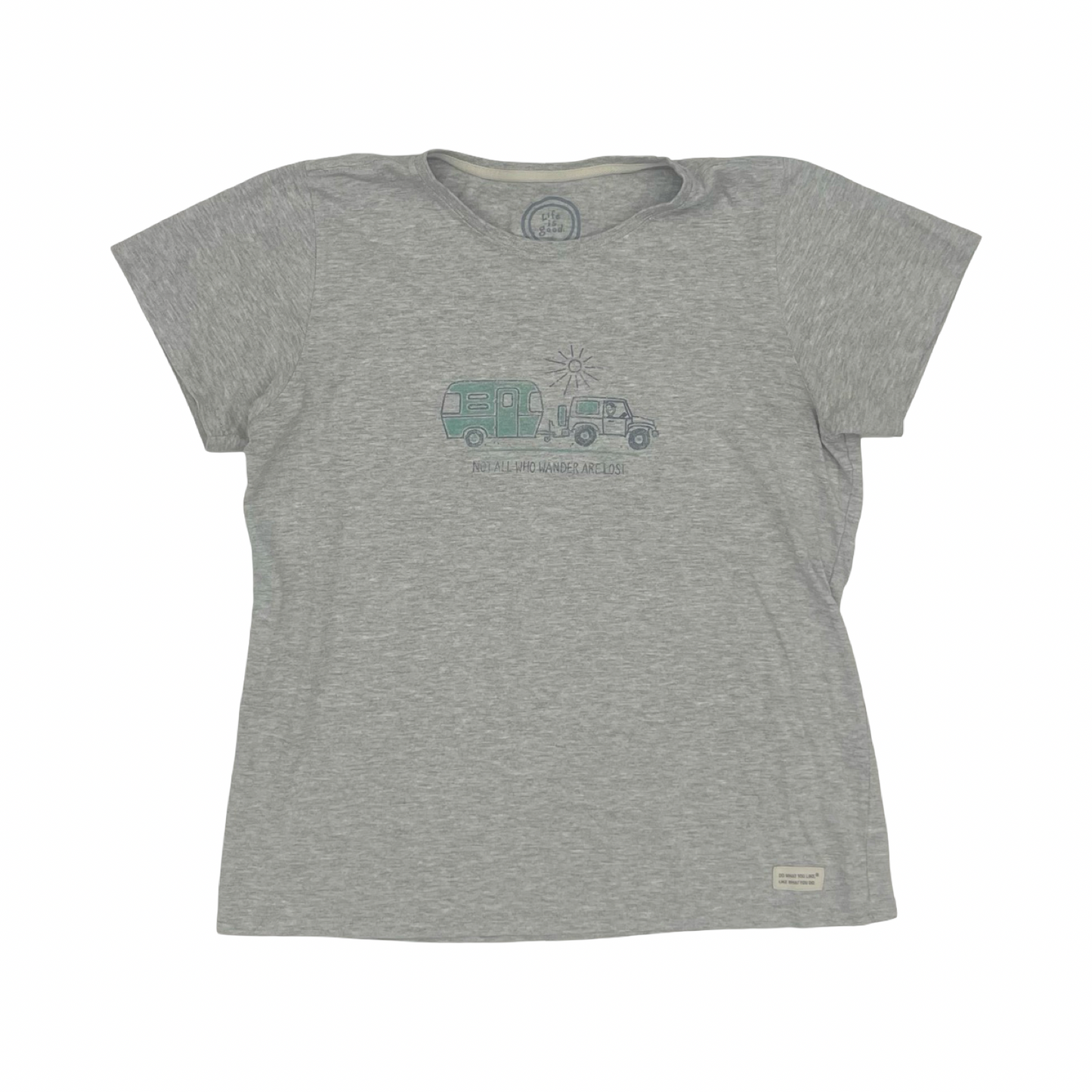 Top Ss By Life Is Good In Grey, Size:L