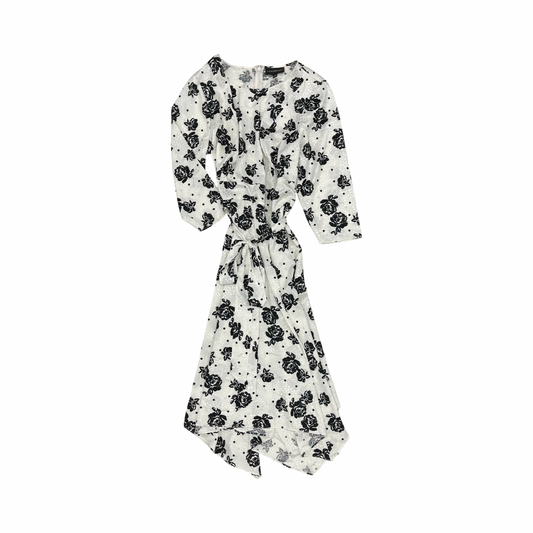 Dress Party Midi By Lane Bryant In Black & White, Size:14