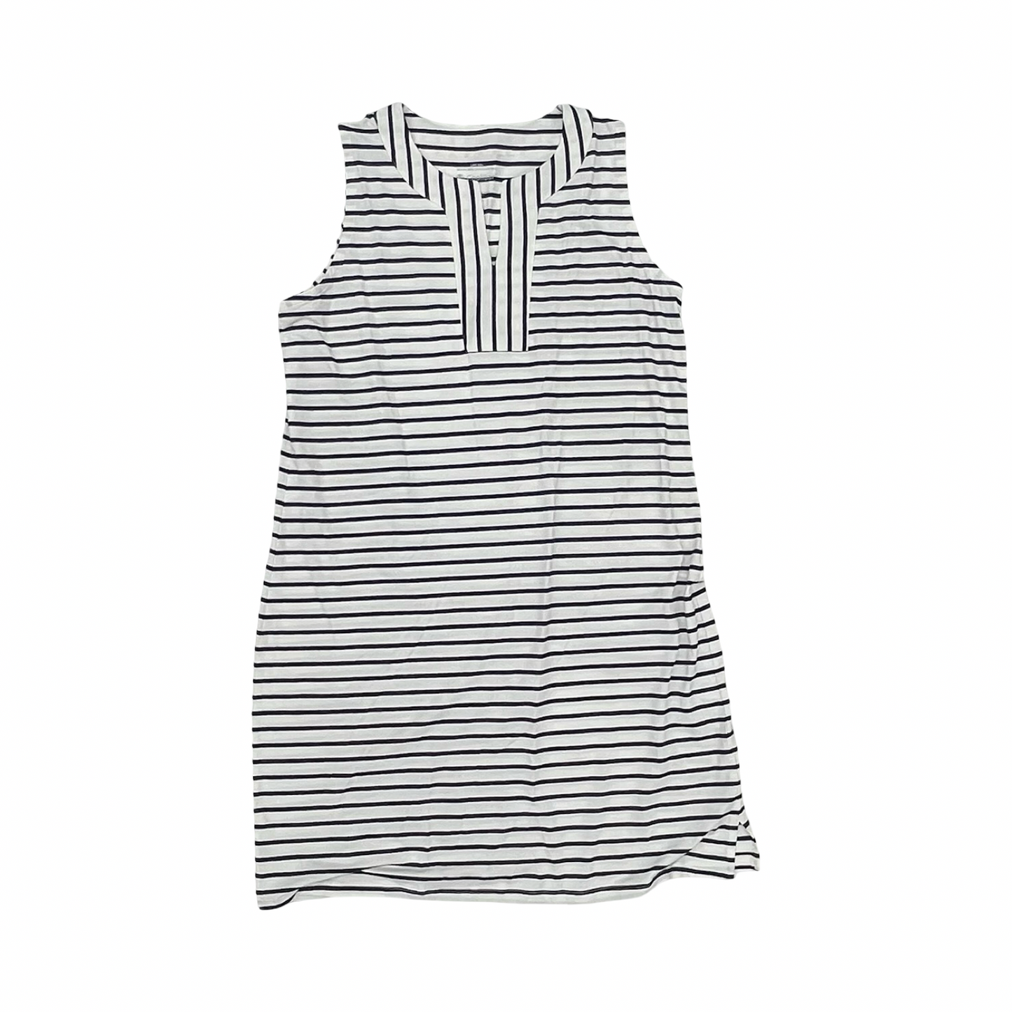 Dress Casual Short By Coolibar In Blue & White, Size:L