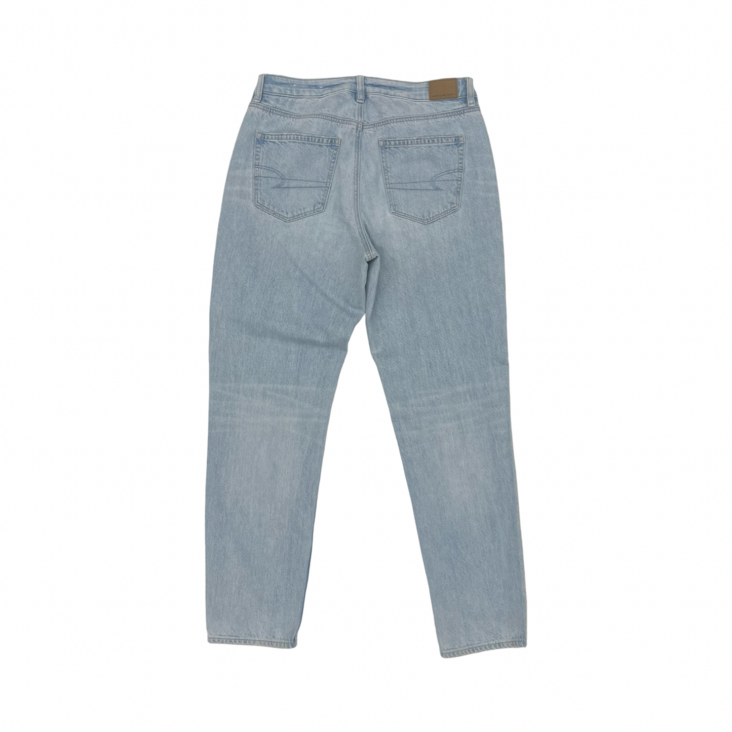 Jeans Straight By American Eagle In Blue Denim, Size:8L