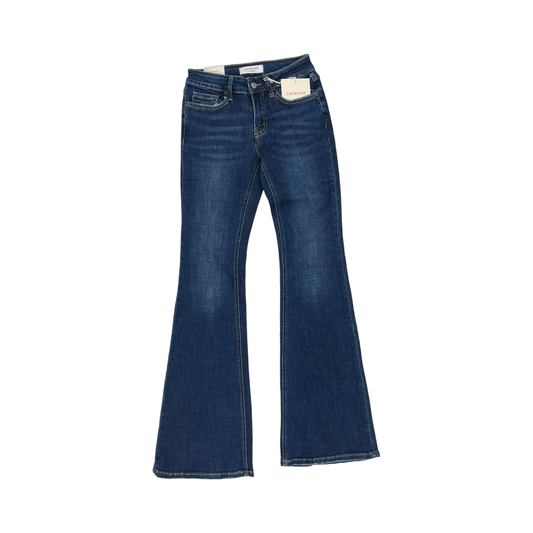 Jeans Flared By Vervet In Blue Denim, Size:2