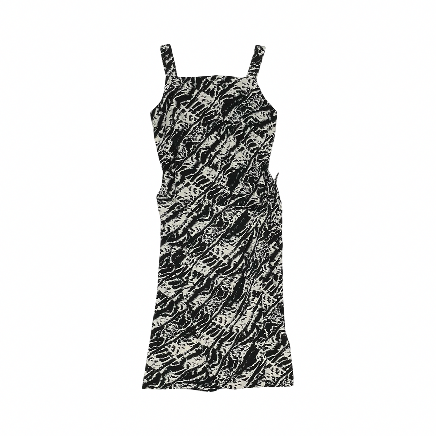 Dress Party Midi By Cme In Black & White, Size:12