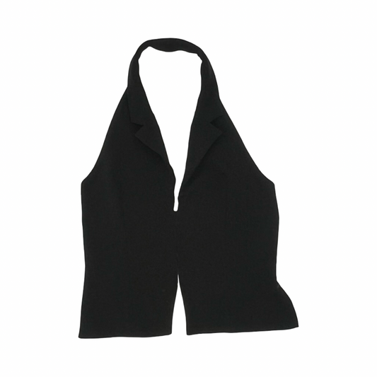 Blouse Sleeveless By Zara In Black, Size:Xxl