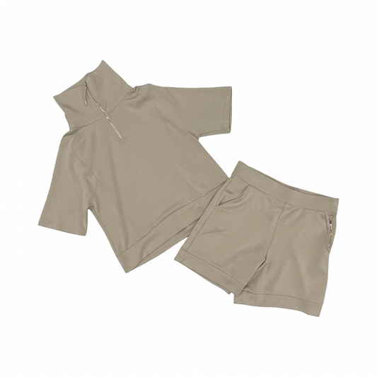 Shorts Set By Chicos In Brown, Size:M