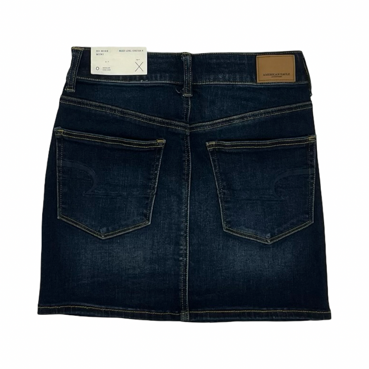 Skirt Mini & Short By American Eagle In Blue Denim, Size:0