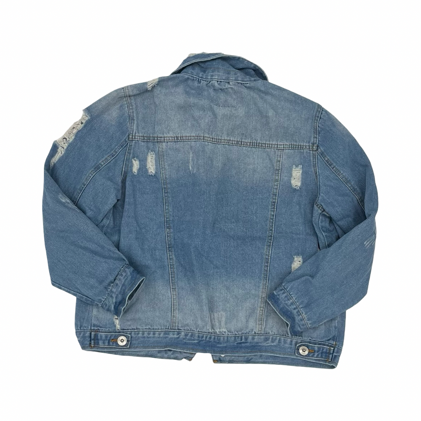 Jacket Denim By Clothes Mentor In Blue Denim, Size:M