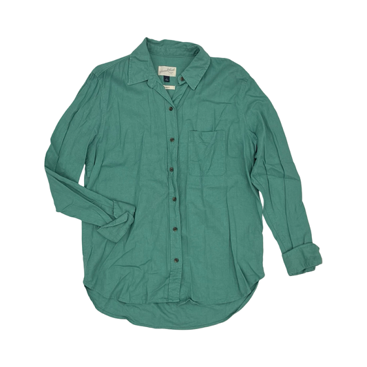 Top Ls By Universal Thread In Green, Size:S