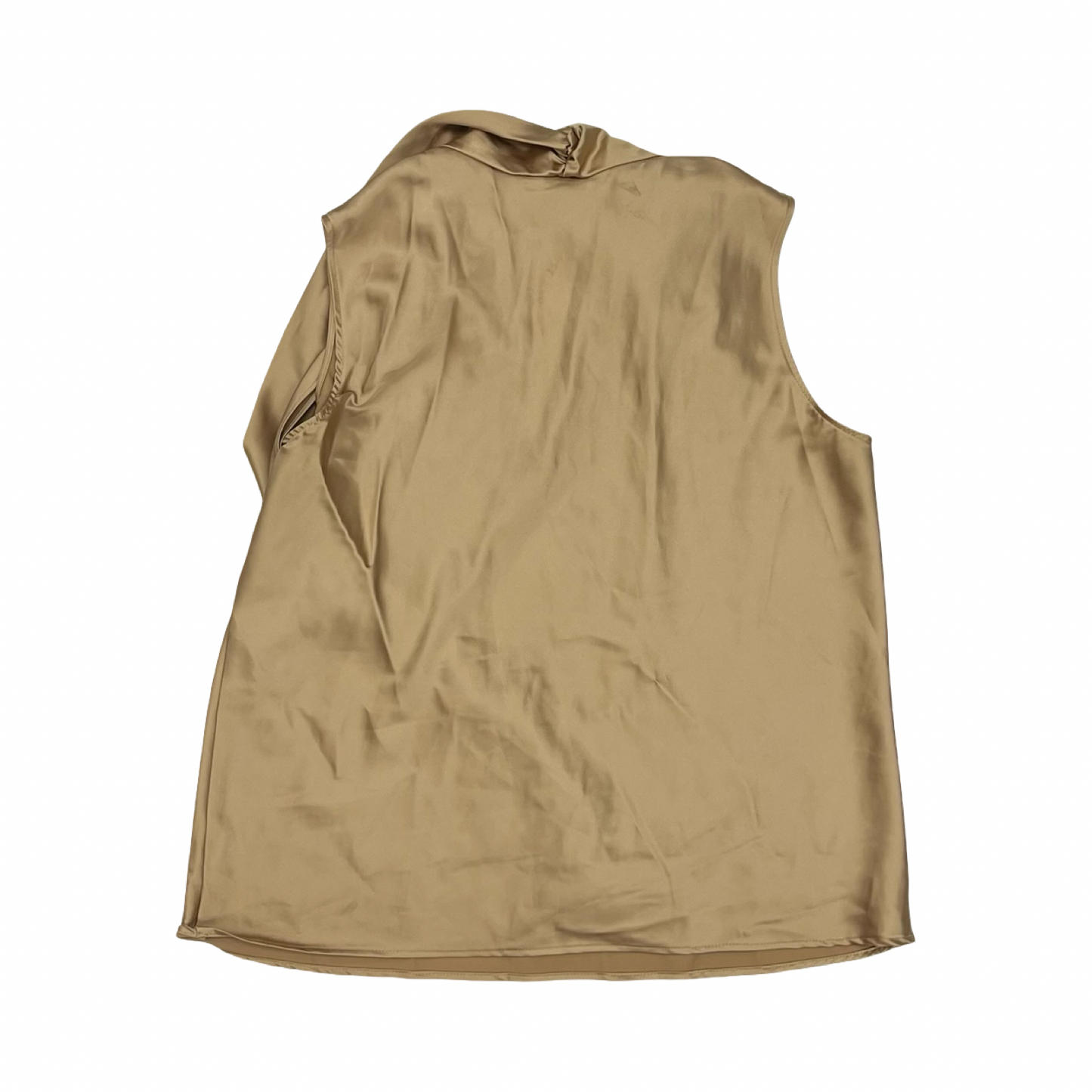 Blouse Sleeveless By Nine West In Gold, Size:Xl