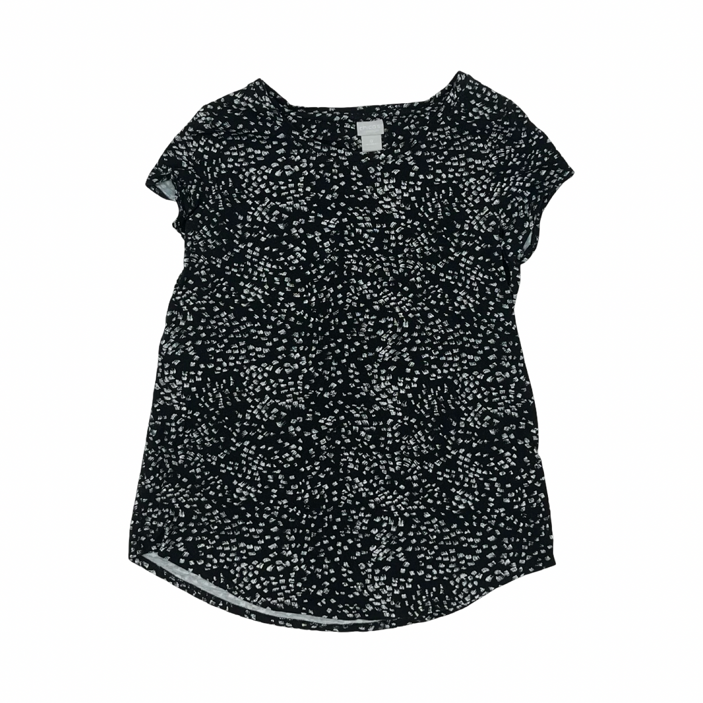 Top Ss By Chicos In Black & White, Size:S