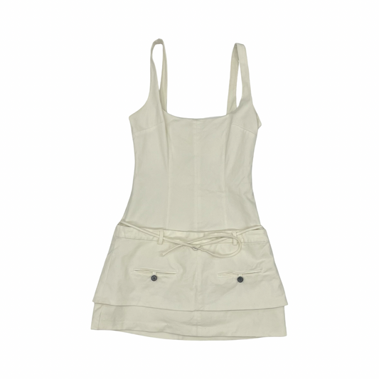 Dress Casual Short By Zara In Cream, Size:S