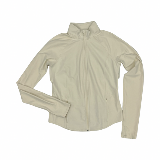 Athletic Jacket By Old Navy In Cream, Size:L