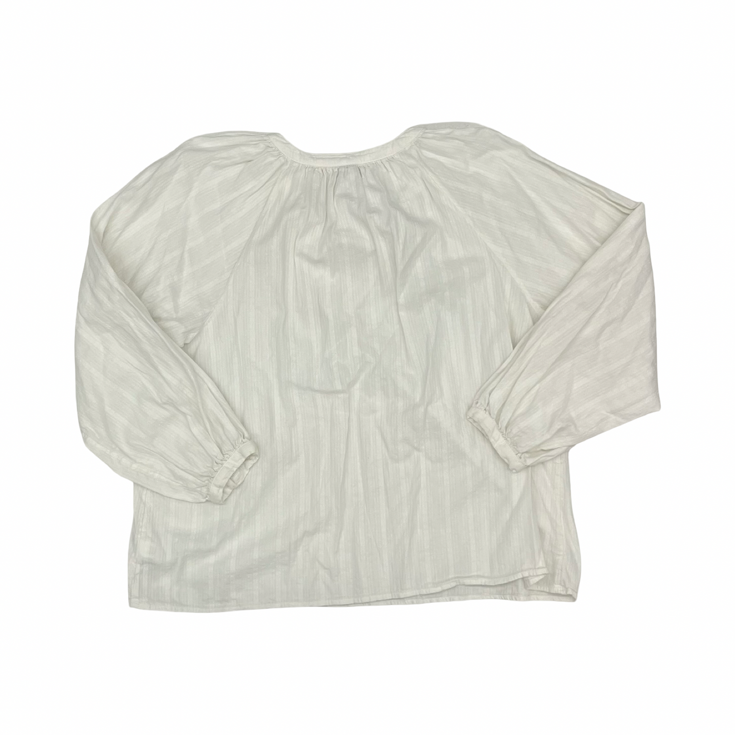 Blouse Ls By Old Navy In Cream, Size:Xl