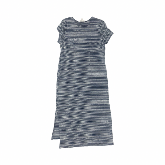 Dress Casual Midi By Pure Jill In Blue & Cream, Size:Sp