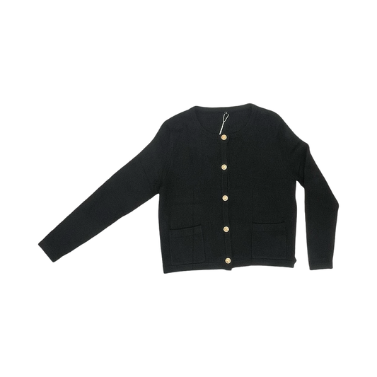 Sweater Cardigan By Cme In Black, Size:S