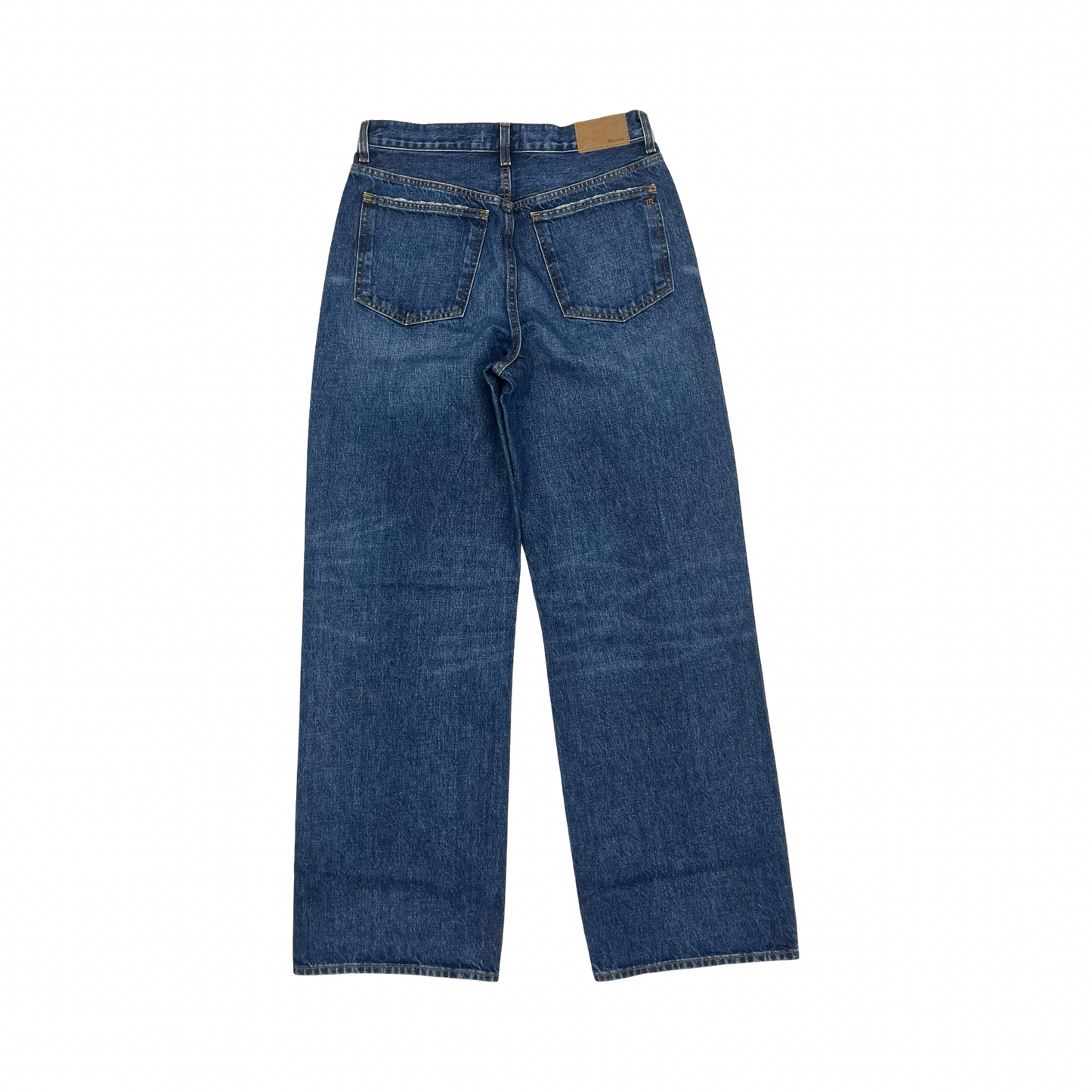 Jeans Straight By Madewell In Blue Denim, Size:2