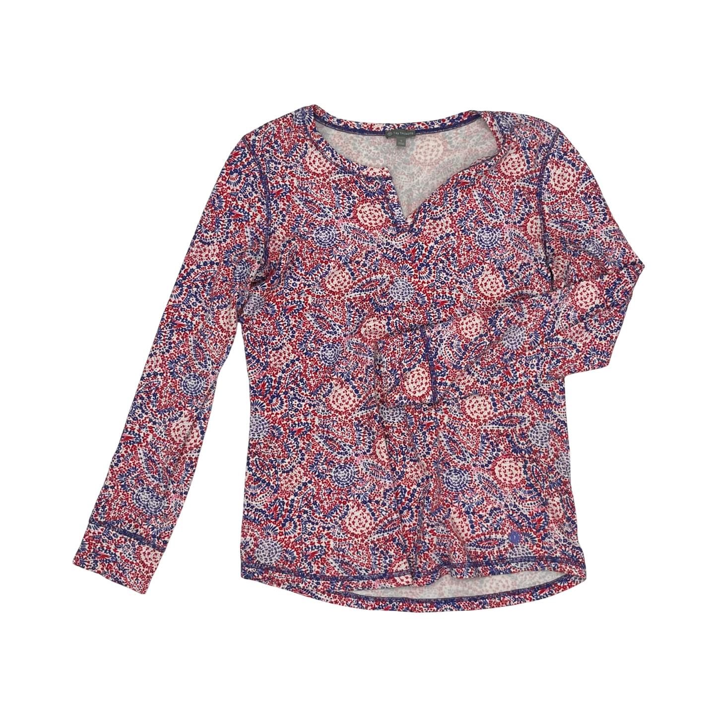 Top Ls By Talbots In Blue & Red & White, Size:S