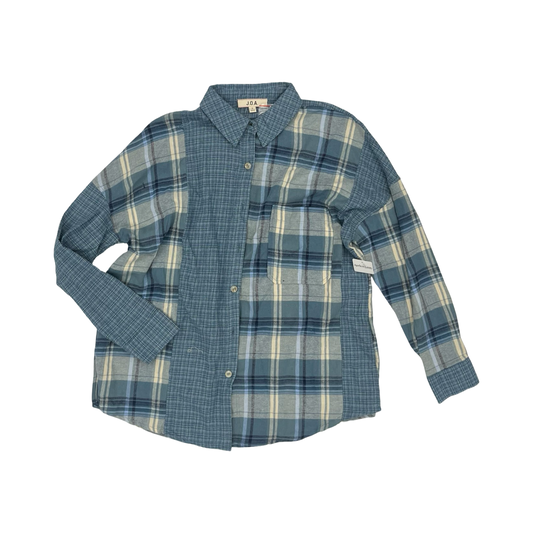 Top Ls By Joa In Blue & Brown, Size:S