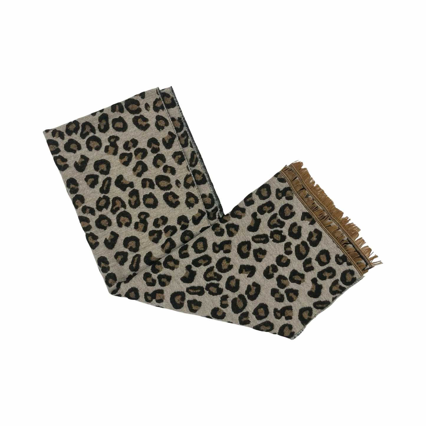 Scarf Winter By Clothes Mentor In Leopard Print