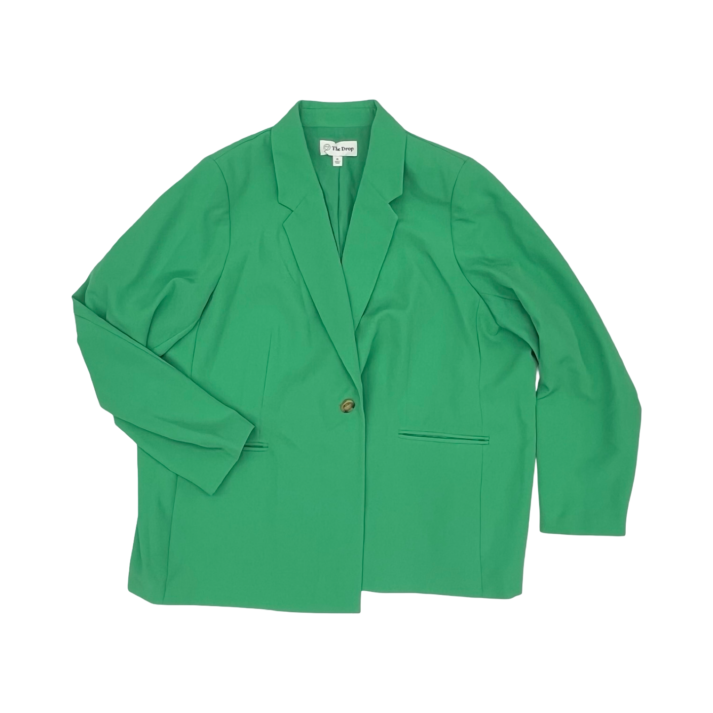 Blazer By The Drop In Green, Size:3X