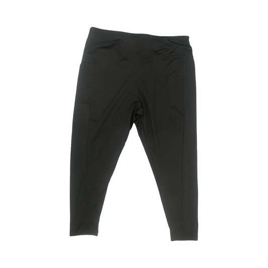 Athletic Leggings By Zone Pro In Black, Size:2X