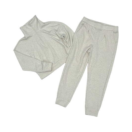 Lounge Set Pants By Avia In Cream, Size:M