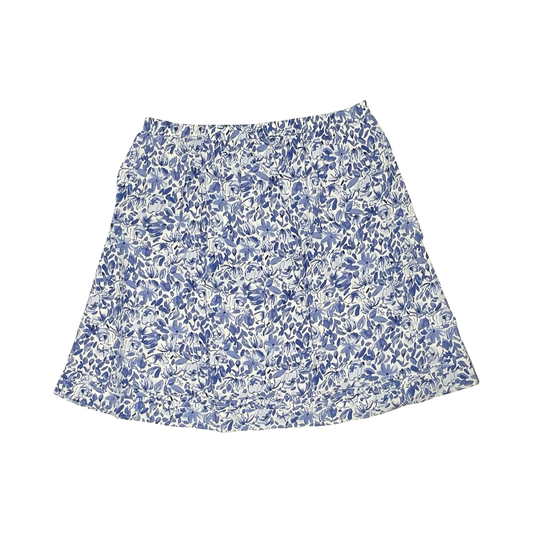 Skirt Midi By Croft And Barrow In Blue & White, Size:3X