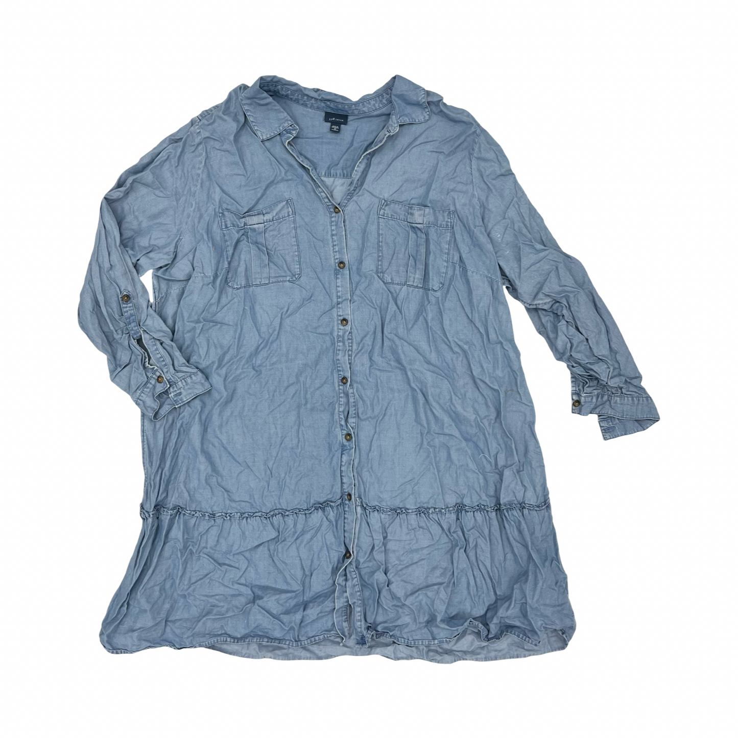 Dress Casual Short By J. Jill In Blue Denim, Size:3