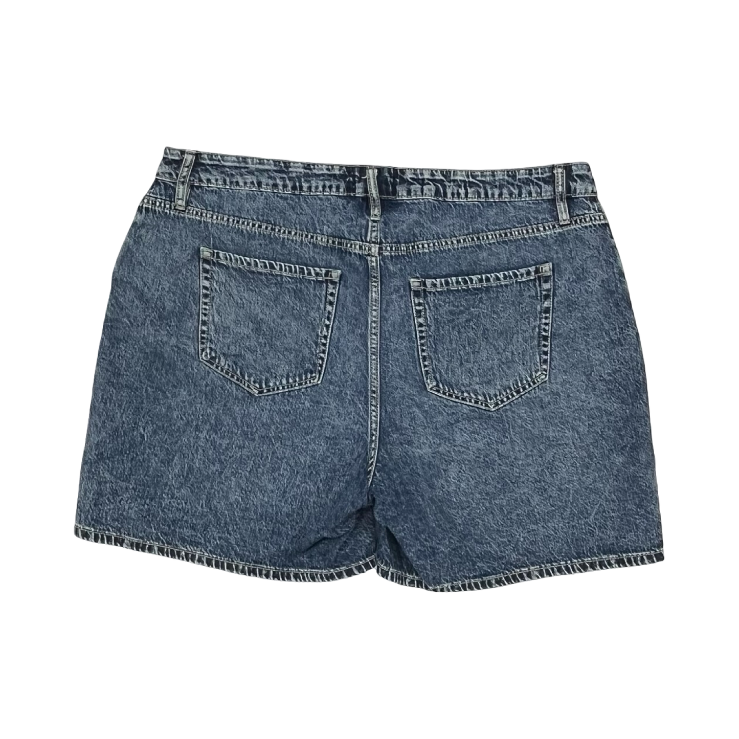 Shorts By Ava & Viv In Blue Denim, Size:18