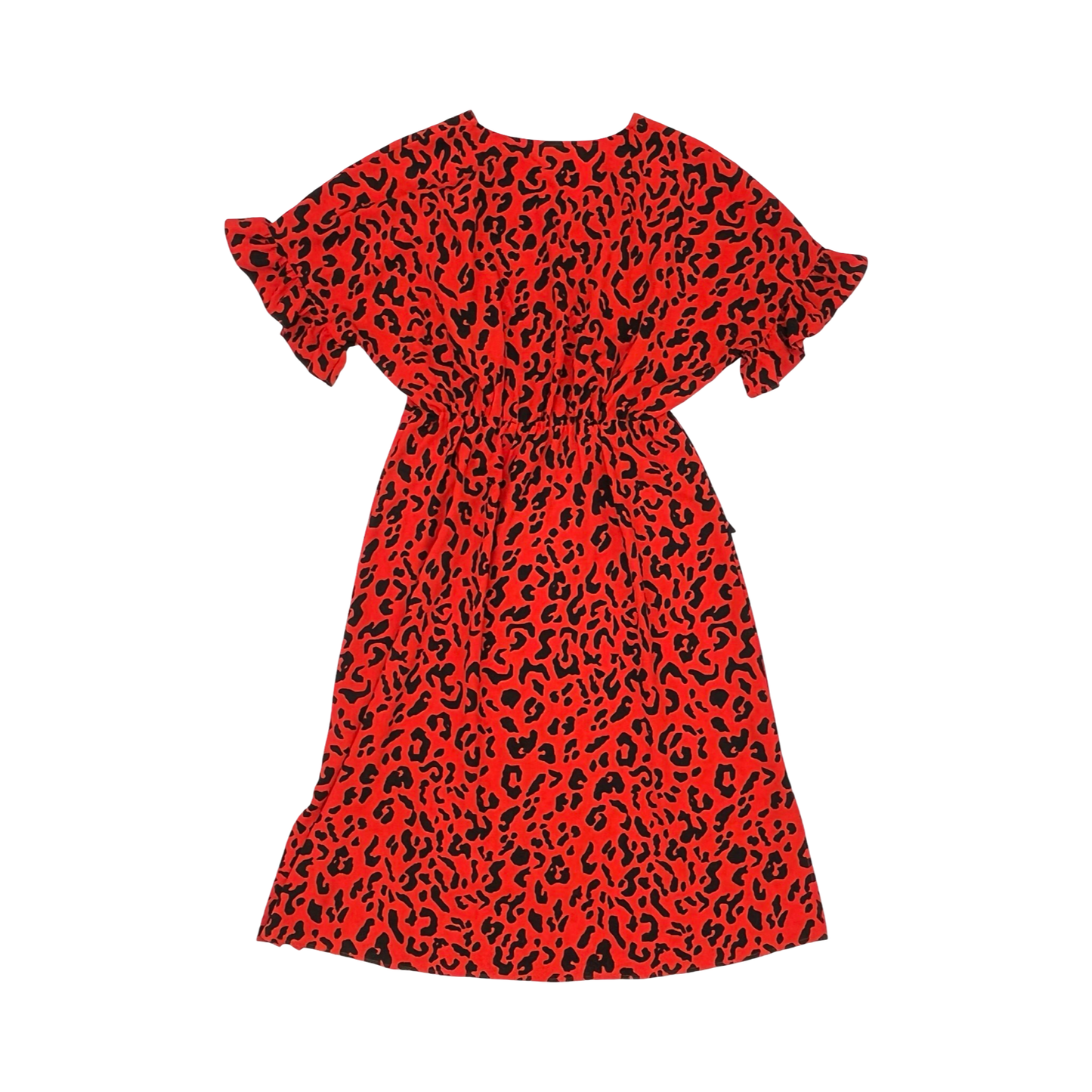 Dress Party Midi By Who What Wear In Black & Red, Size:S