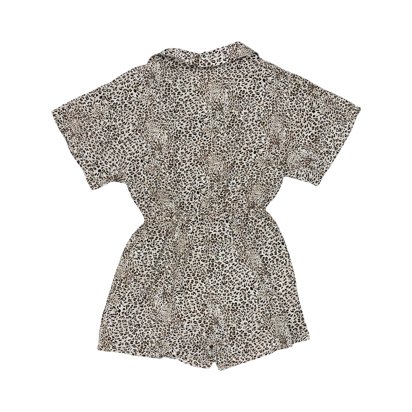 Romper By L Love In Tan & White, Size:L