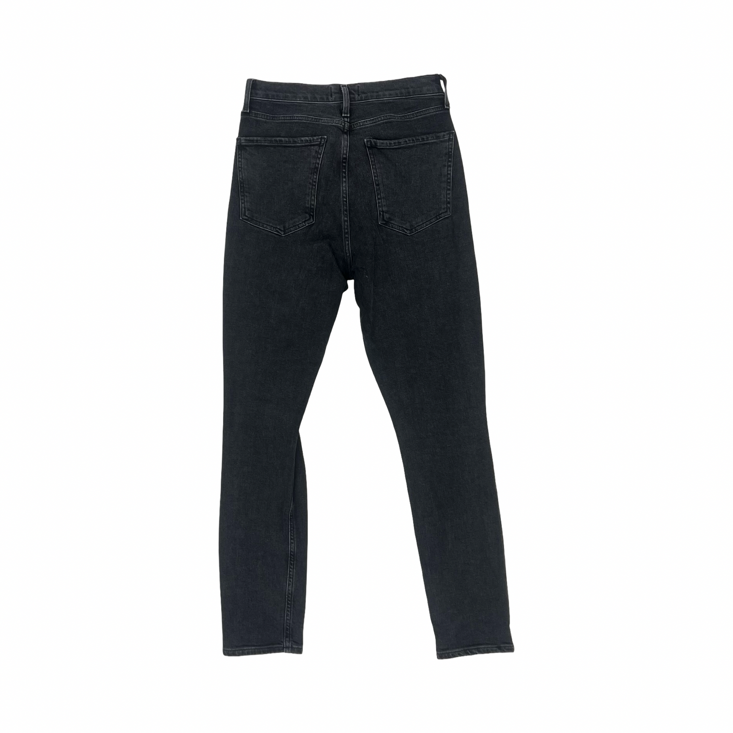 Jeans Skinny By Agolde In Black Denim, Size:2