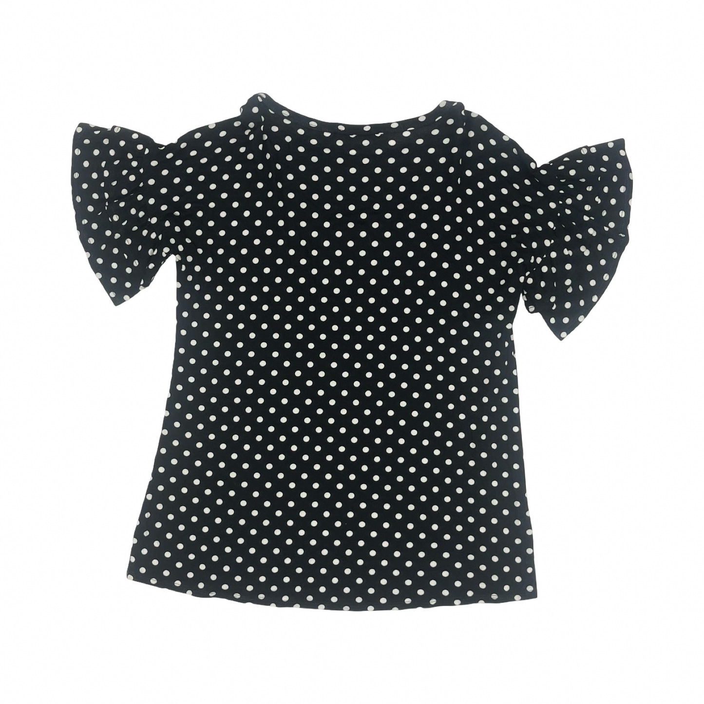 Blouse Ss By Hailey & Co In Polkadot Pattern, Size:S