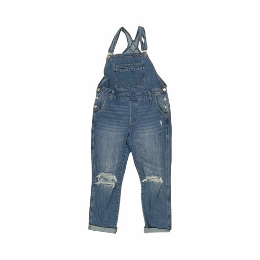Overalls By Celebrity Pink In Blue Denim, Size:L