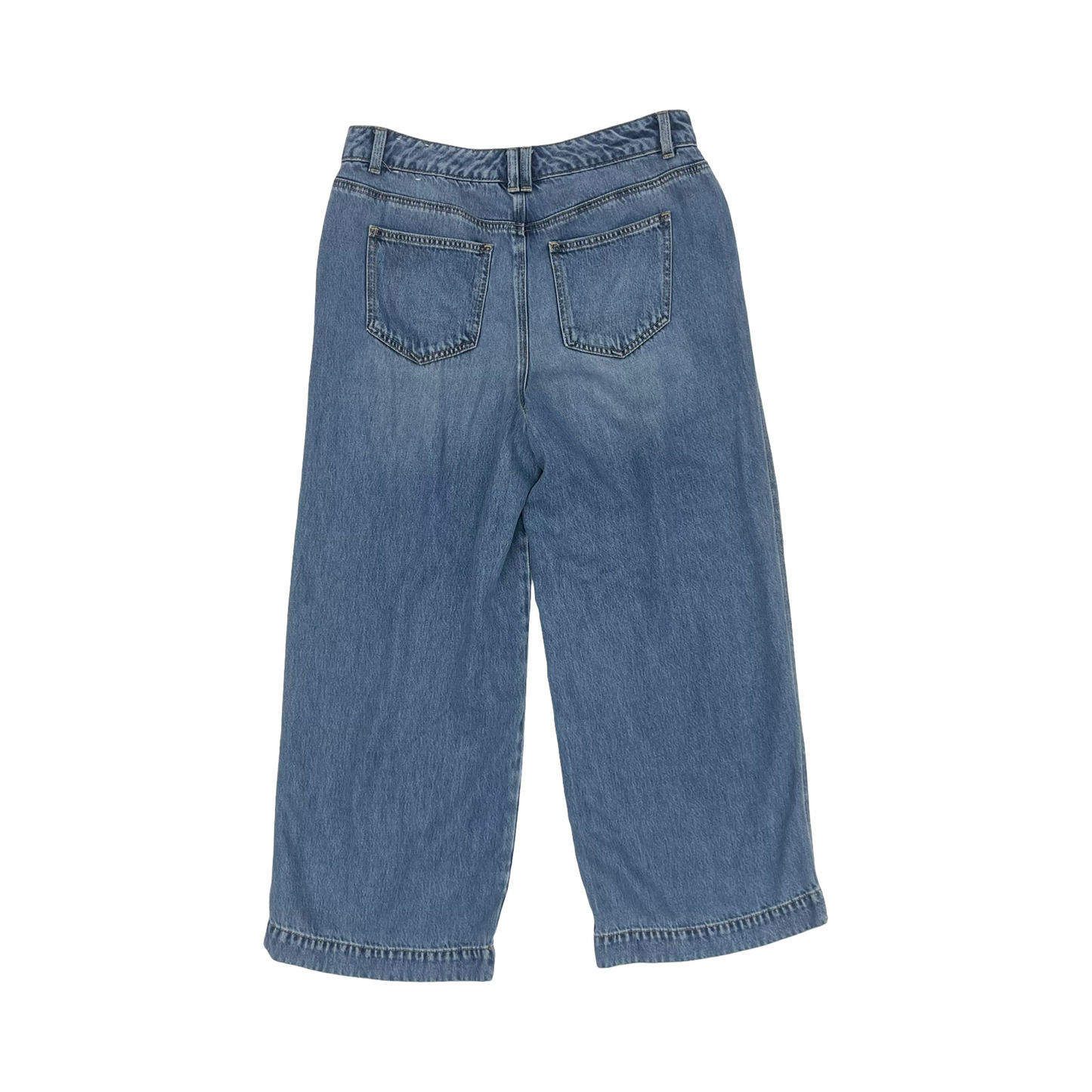 Jeans Wide Leg By Talbots In Blue Denim, Size:10P