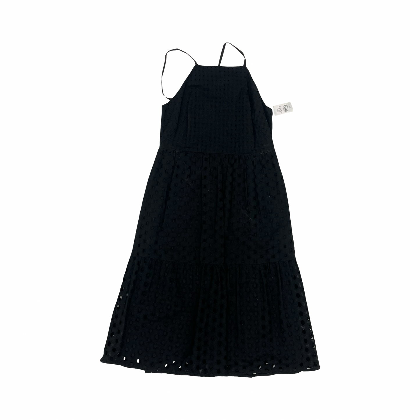 Dress Party Midi By Loft In Black, Size:0