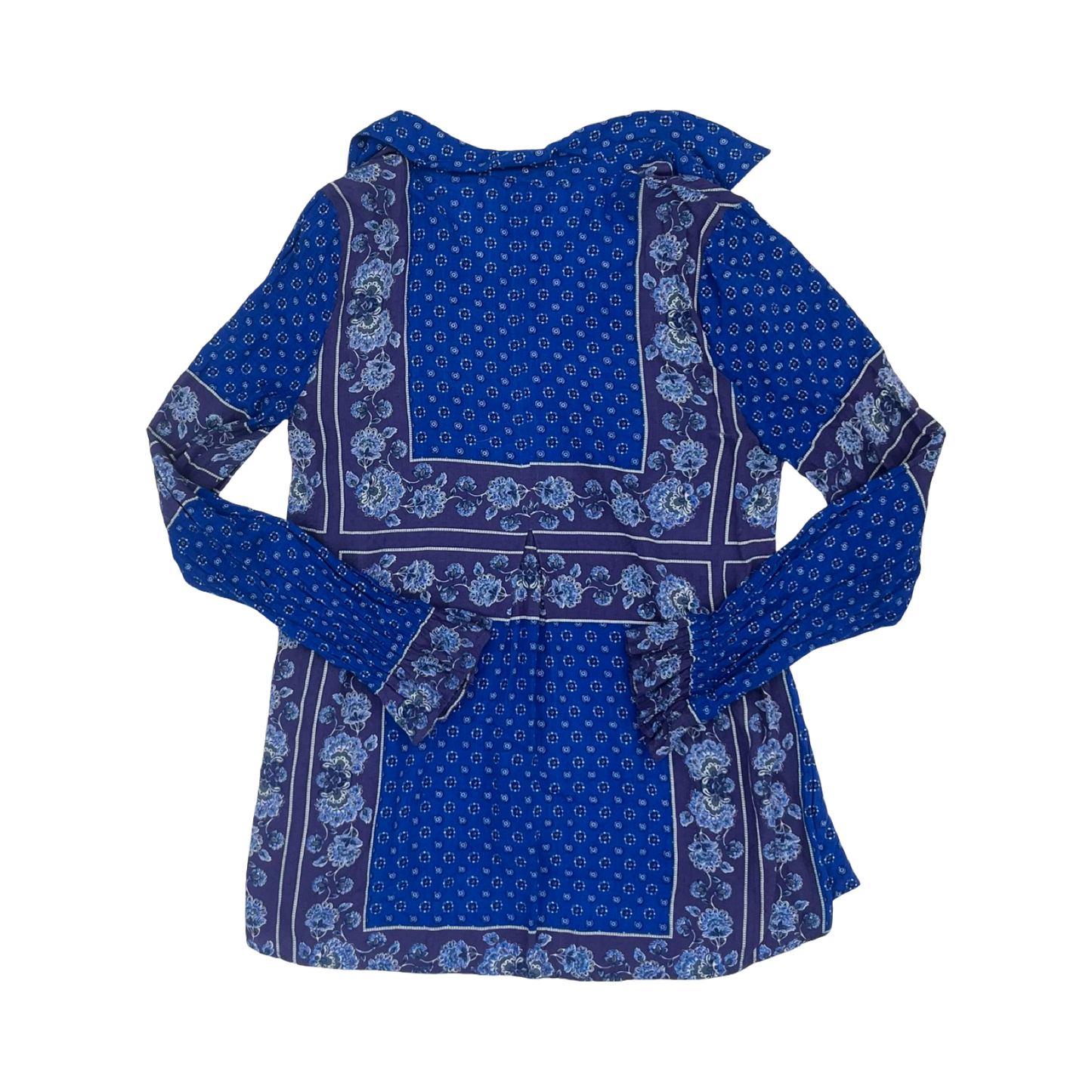 Tunic Ls By Free People In Blue & Purple, Size:M
