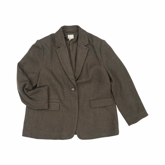 Blazer By H&M In Brown, Size:Xl