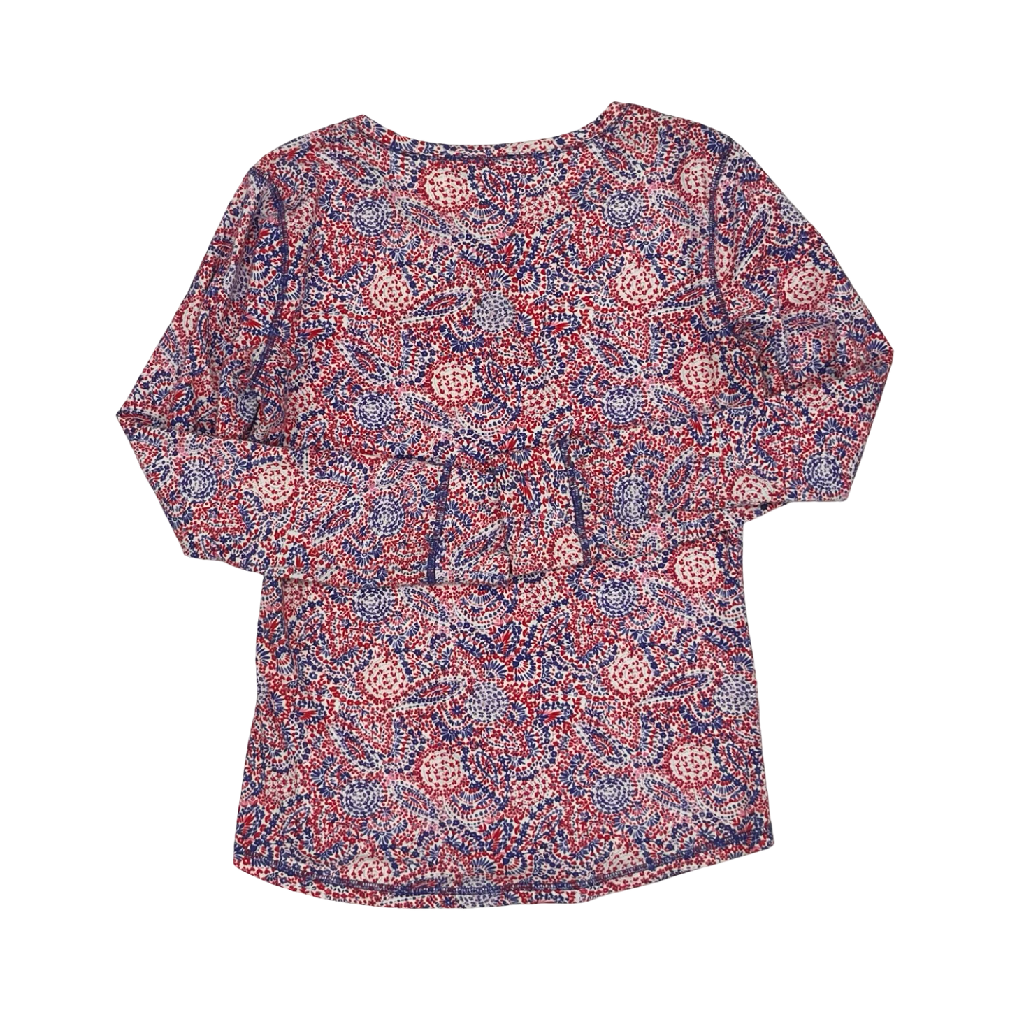 Top Ls By Talbots In Blue & Red & White, Size:S