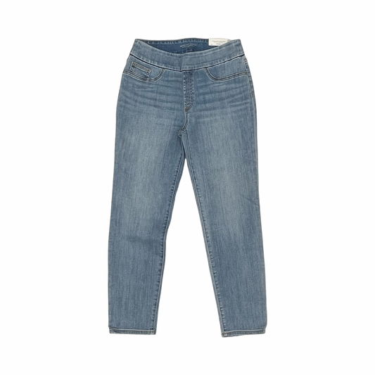 Jeans Jeggings By Chicos In Blue Denim, Size:6