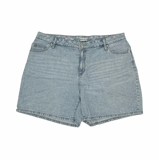 Shorts By Ava & Viv In Blue Denim, Size:18
