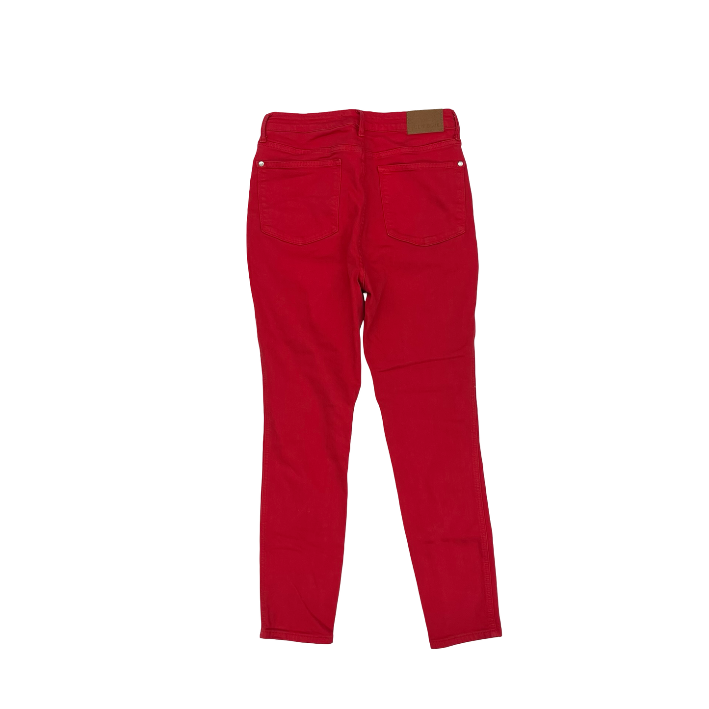 Jeans Skinny By Judy Blue In Red Denim, Size:10