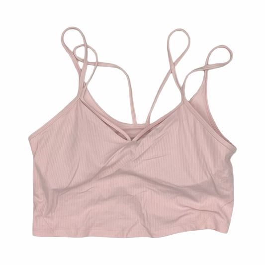 Athletic Tank Top By Lululemon In Pink, Size:L