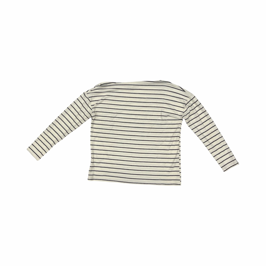 Top Ls By Hem & Thread In Black & Cream, Size:M