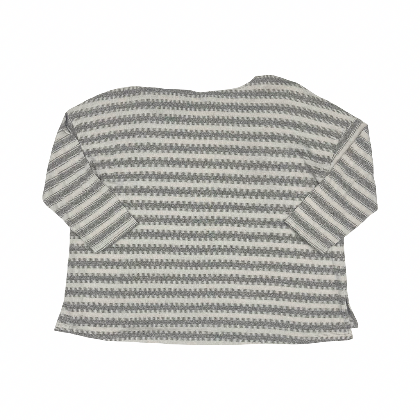 Top Ls By Ava & Viv In Grey, Size:2X