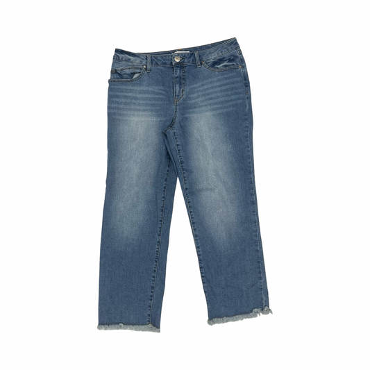 Jeans Straight By 1822 Denim In Blue Denim, Size:12