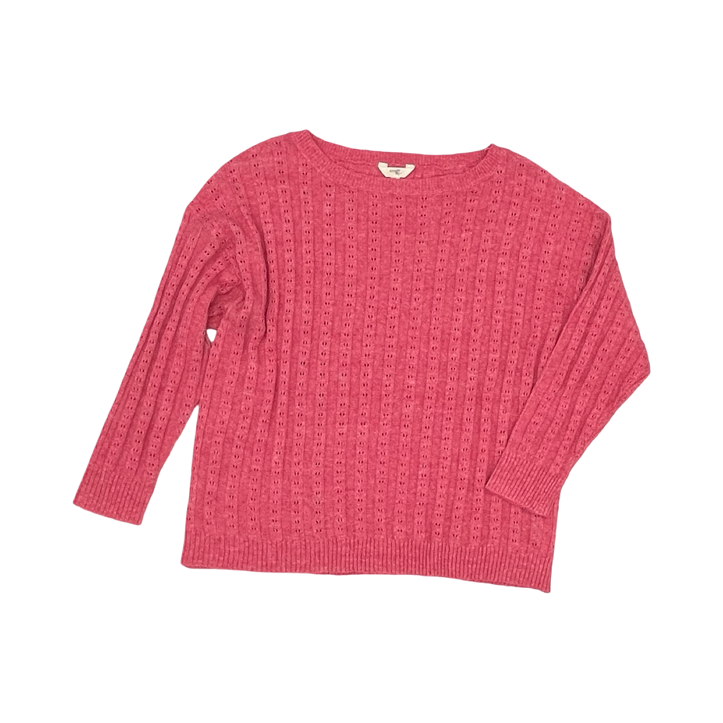 Sweater By Terra & Sky In Pink, Size:2X