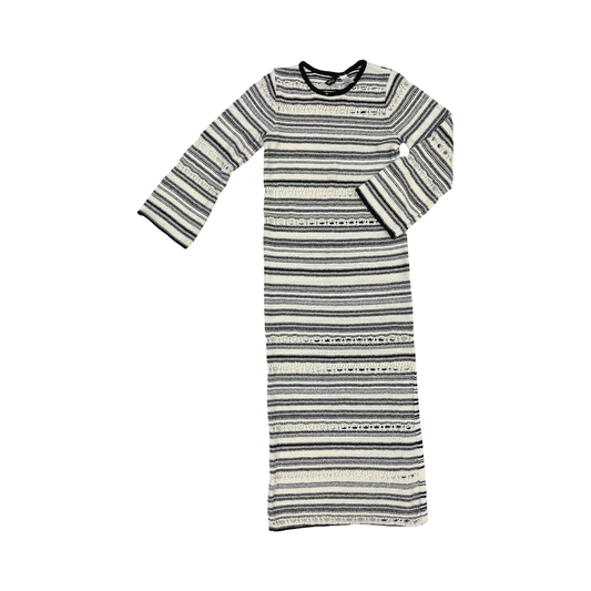 Dress Casual Maxi By Divided In Black & Cream, Size:S